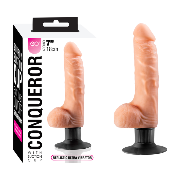 Conqueror 7" Tpr Multi-speed Vibrator
