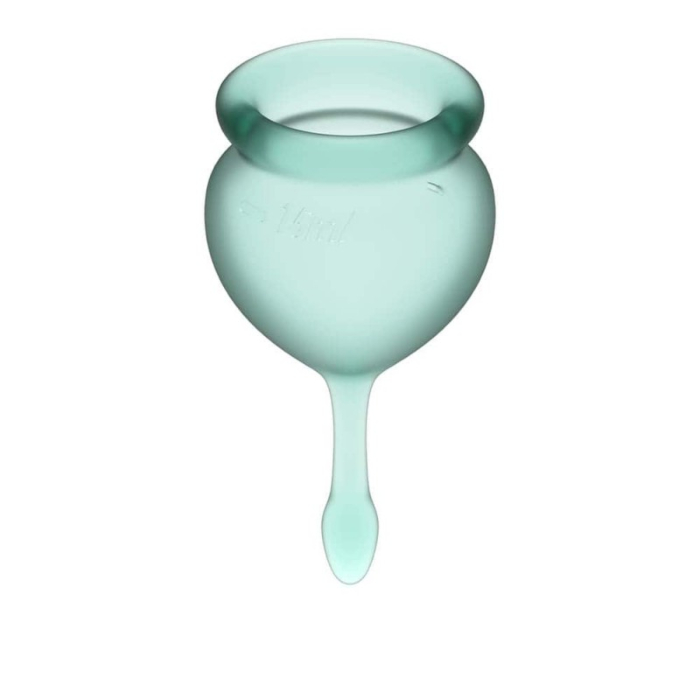 Satisfyer Feel Good Κύπελλα Περιόδου Dark Green 2τμχ