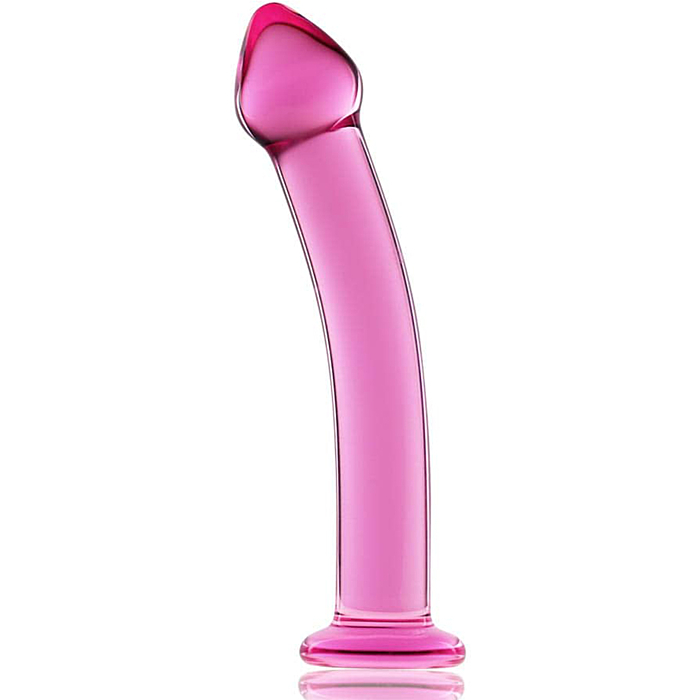 Γυάλινο Ομοίωμα Romance pink 18,7 Χ 3,6 εκ διάμετρο