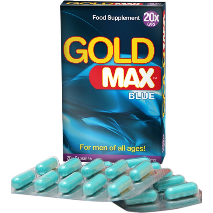Male Enhancement Supplement - GoldMAX Blue 450mg x20