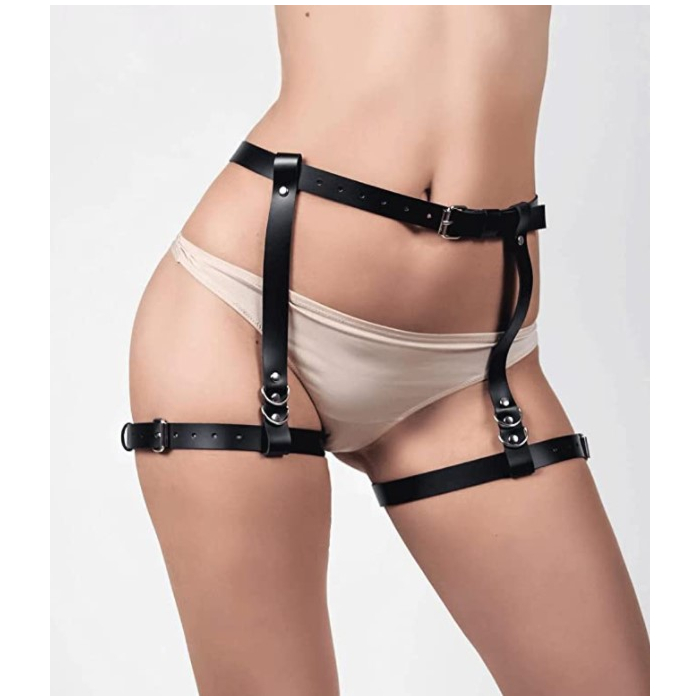 Garter Belt Harness System Eco Leather