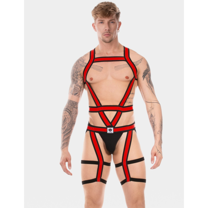 Harness Duo Javed Red - Black