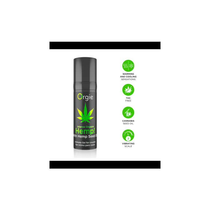 Stimulating for couple Gel Hemp! Intense Orgasm 15 ml