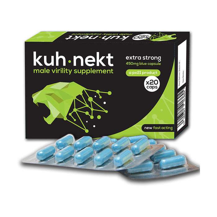 Kuh-Nekt Male Penis Erection Performance Capsule - Male Virility Supplement 20pcs 450ml