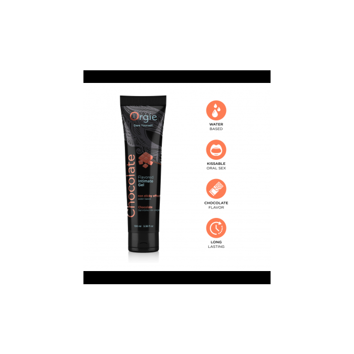 Lube Tube Flavoured Personal Lubricant Chocolate 100ml - Orgie