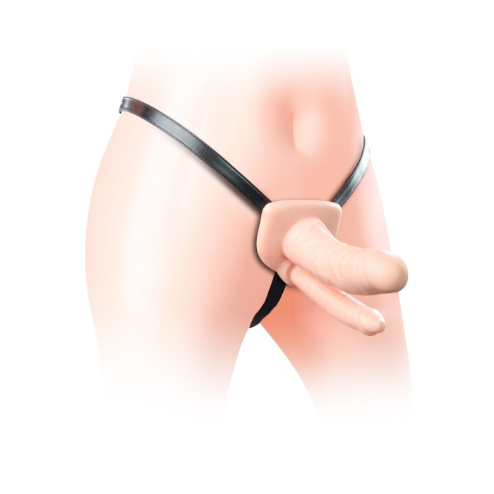 Hollow Strap-On - Lovetoy Unisex Hollow Strap-On 3003 15cm Skin