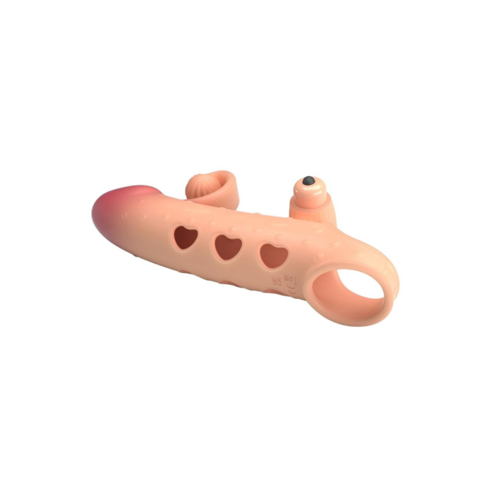 Romance Vibrating Penis Sleeve – Natural