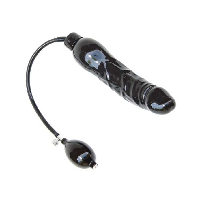 Mister B Inflatable Realistic Dildo 23 cm - Black XL