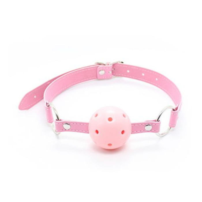 Breathable Ball Mouth Gag (pink)