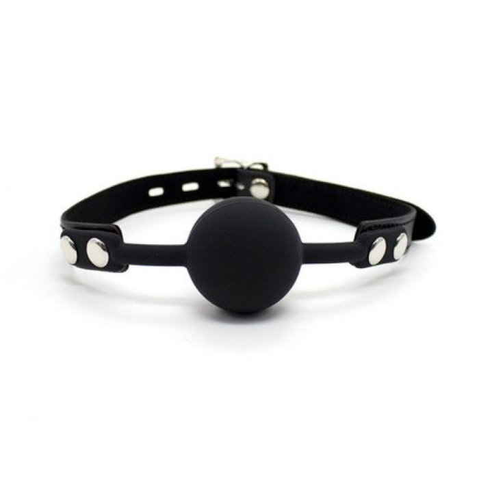 Ball Gag with Block (black)