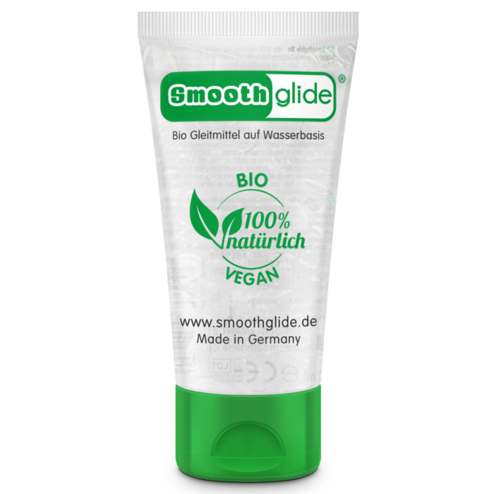 Water-Based Lubricant - Smooth Glide Bio and Vegan Waterbased Lubricant Transparent 50ml