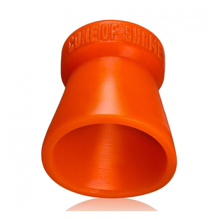 Cock and Ball Cage - Oxballs Cone Of Shame Orange