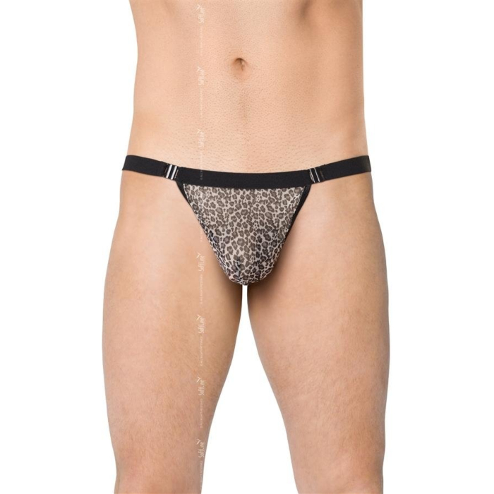 Mens Thong 4528 - Grey Panther - OneSize