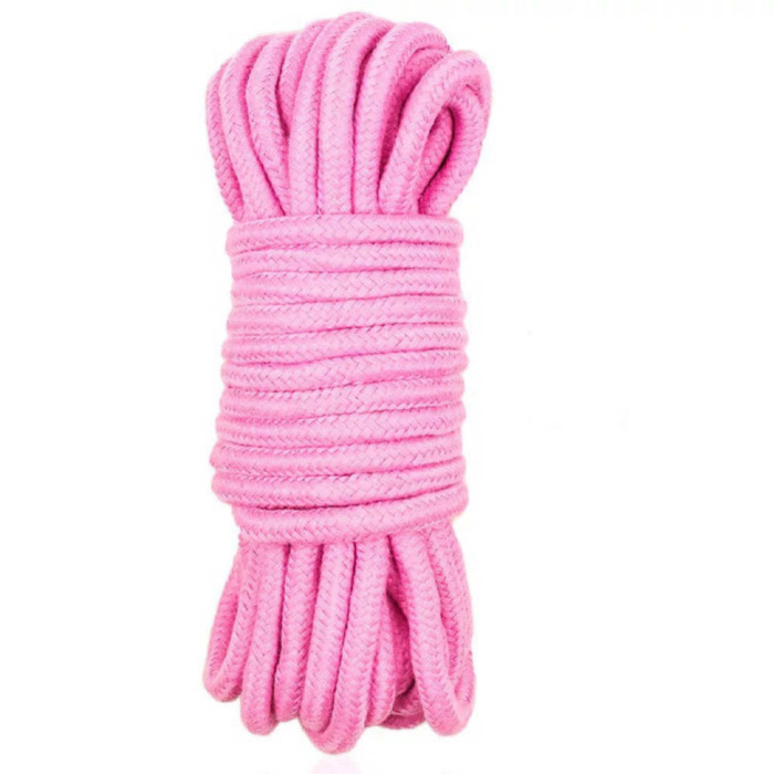 Bondage And Fetish Cotton Rope-5m Pink