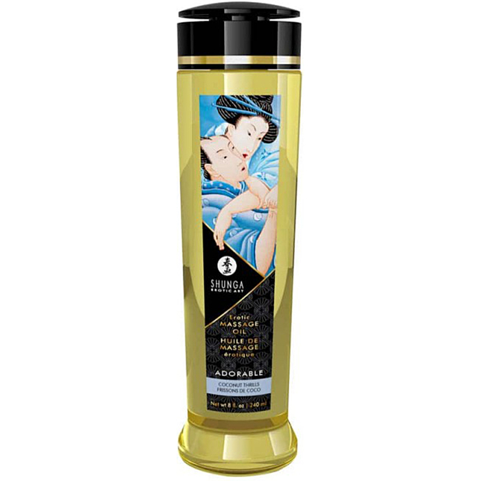 Shunga Erotic Massage Oil 240 ml - Coconut Thrills