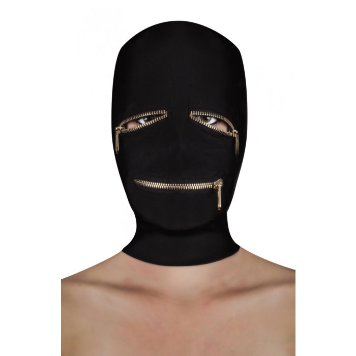 Shots Ouch Extreme Zipper Mask with Eye and Mouth Zipper