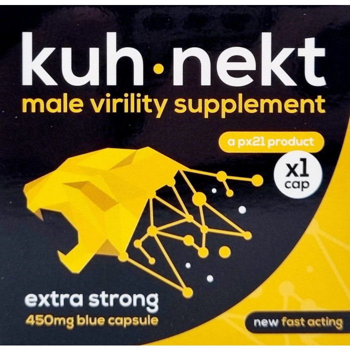 Kuh-Nekt Male X1 Penis Erection Performance Capsule - Male Virility Supplement
