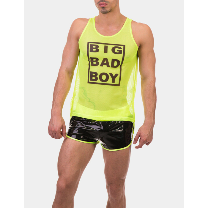 Neon Tank Top Big Bad Boy - Yellow