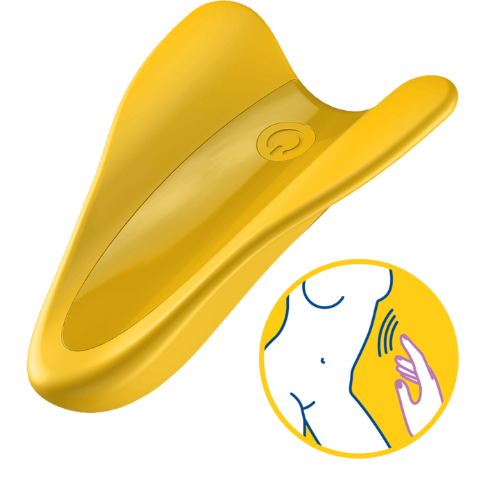 Satisfyer High Fly Finger Vibrator Yellow