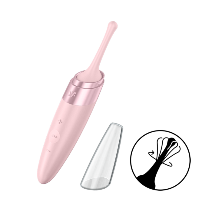 Satisfyer Twirling Deligh Clitoral Tip Vibrator - Pink