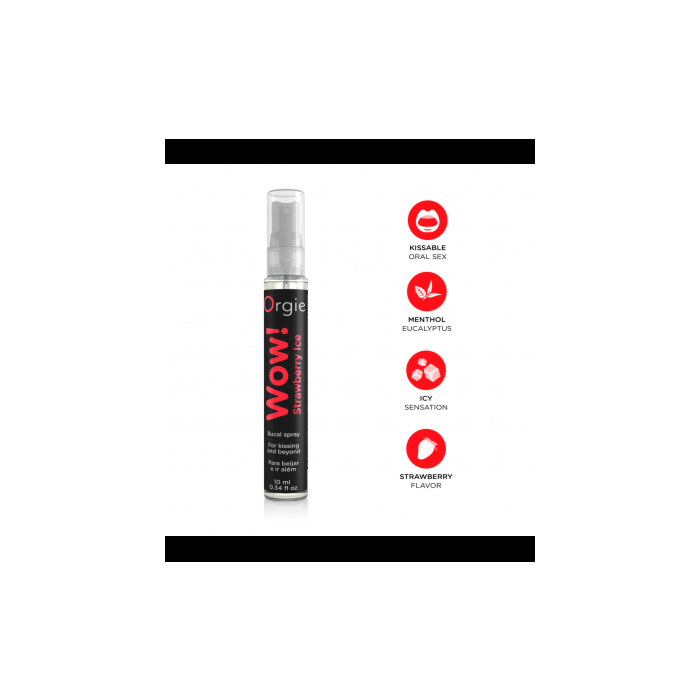 Orgie Wow! Bucal Spray Strawberry Ice 10ml