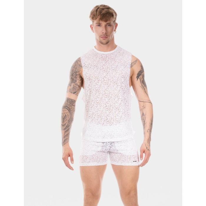 Barcode Berlin Tank Top - Shirt Ezekiel White