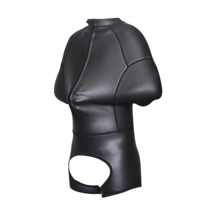 Black Neoprene Full Camisole Outfit