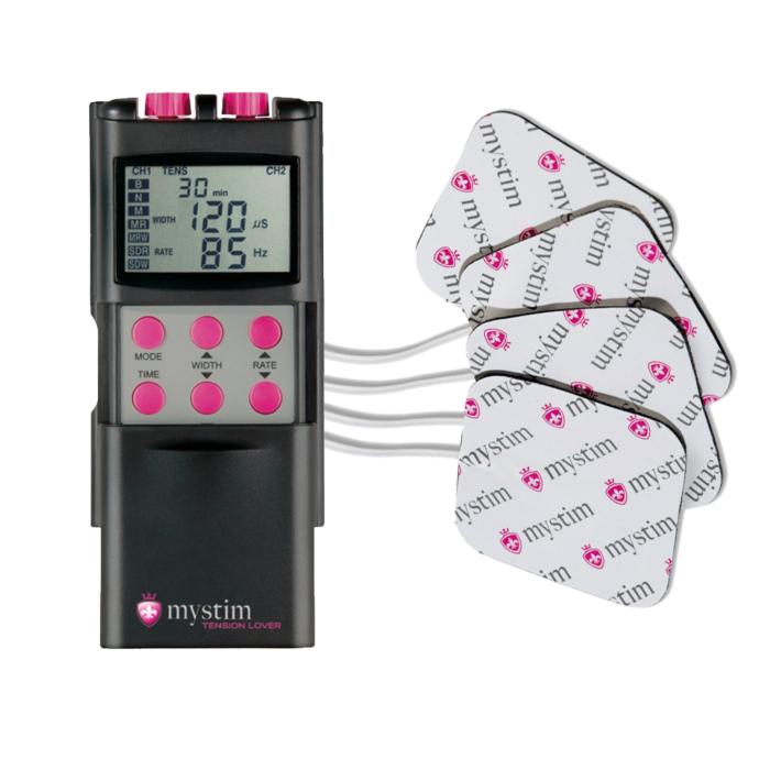 Mystim Tension Lover - Digital Nerve Stimulator Black