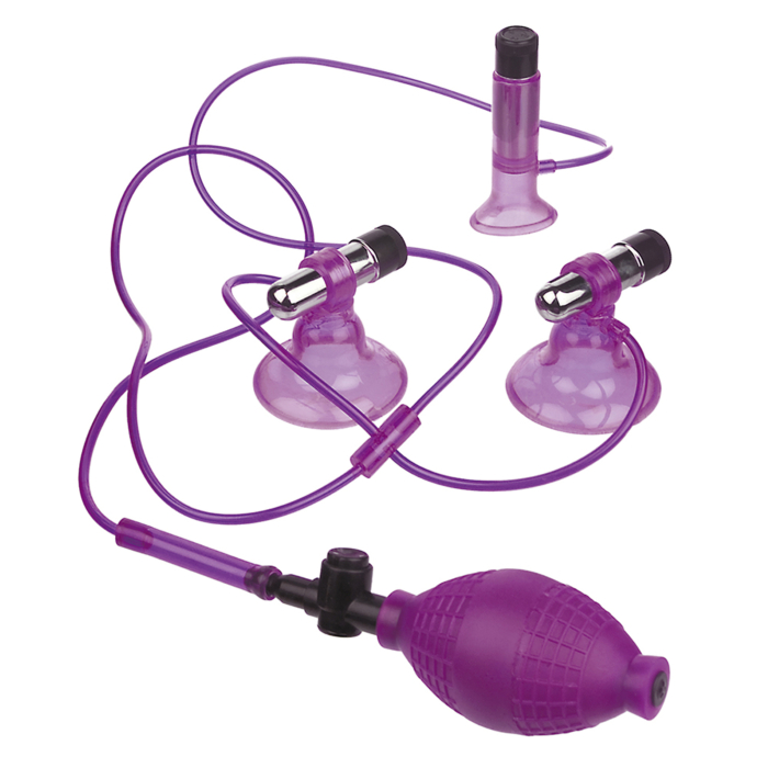 Fetish Fantasy Vibrating Triple Suckers