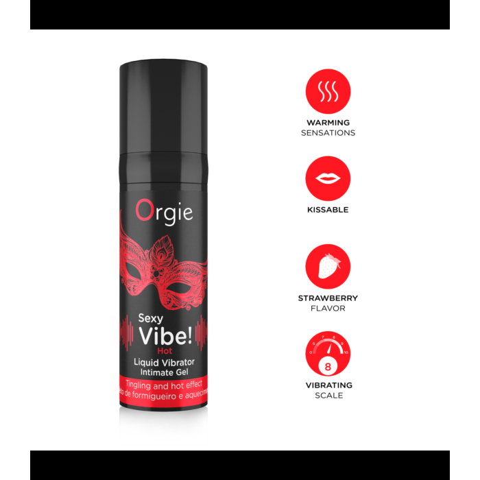 Orgie Sexy Vibe! Hot – Liquid Vibrator for Couples 15ml
