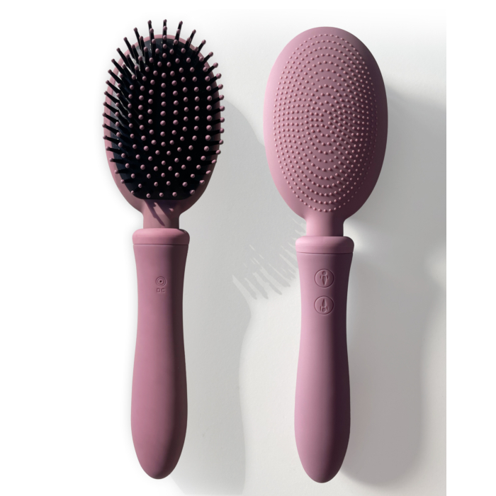 Vibrating Hairbrush Vibraliss Purple Wine