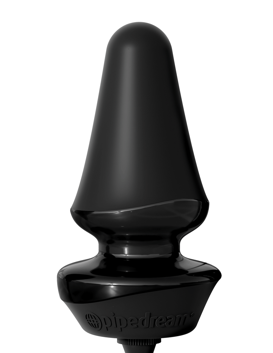 Pipedream Anal Fantasy Collection Inflatable Silicone Anal Plug Black