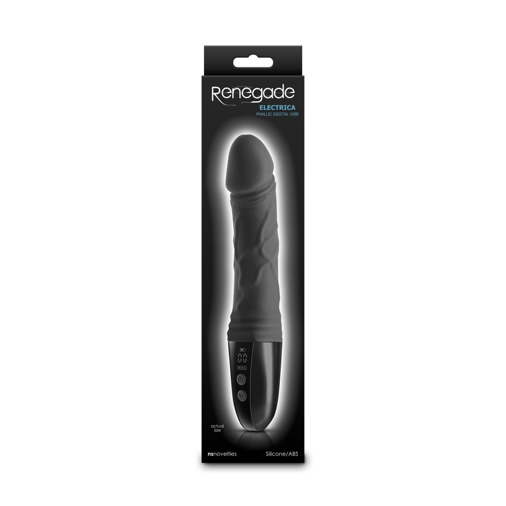 Renegade  - Electrica Realistic Vibrator Black
