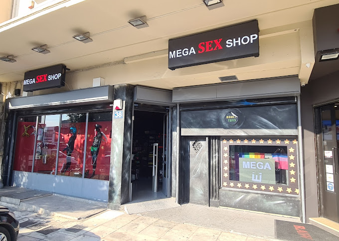 Storefront of Mega Sex Shop